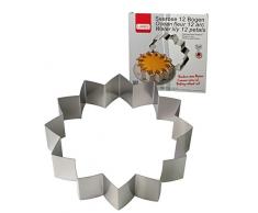 Backrahmen Tortenring SEEROSE, 12 Zacken, Edelstahl