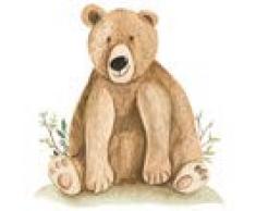 U-Heft Hüllen Set Baby Tiere Untersuchungsheft Hülle & Impfpasshülle schöne Geschenkidee personalisierbar mit Namen und Geburtsdatum (U-Heft Hüllen Set personalisiert, Bär)