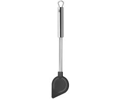 WMF Profi Plus Kochlöffel 32 cm, Cromargan Edelstahl teilmattiert, Silikon spülmaschinengeeignet, hitzebeständig bis 200°C