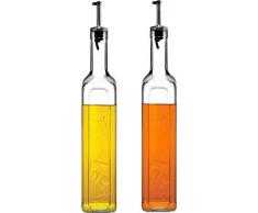 Pasabahce Homemade Essig-/ Öl-Karaffe/Spender 2er Set 500ml Fassungsvermögen 80229 Glas