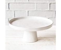 Home of Cake Tortenplatte mit Fuß Puro medium in Weiß Matt, Ø 27 cm