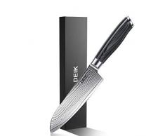 DEIK Küchenmesser, Professionelle Damastmesser Kochmesser aus VG10 Edelstahl mit Scharfer Klinge und Ergonomischem Griff