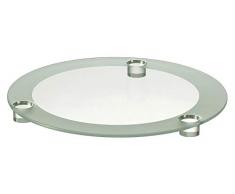 Leonardo Spirit Tortenplatte, Durchmesser 33 cm, handgefertigt, satiniertes Glas, 095590