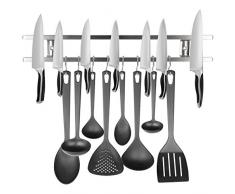 TOOGOO 18 Zoll Magnetischer Messerhalter aus Edelstahl mit starkem Magnet Breite Messerleiste Messerleiste und Universell Gebrauch Magnetisches Werkzeug Organizer Zuhause Organizer