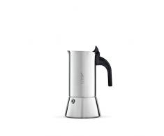 Bialetti 0001682 Venus Espressokocher, Edelstahl, 4 Cups, Silber