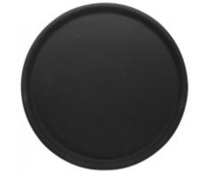 Contacto Tablett rund, rutschhemmend 38 cm, schwarz