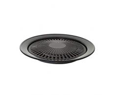 Ysoom Grillpfanne mit Antihaftbeschichtung, Korea Kochfeld, Rostfreier Stahl Antihaft Rauchlos Braten Runde Grill Pfanne Für Indoor Outdoor Grill