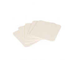 Bierdeckel Rohlinge aus Original Bierfilz 9,3 x 9,3 cm, 1,4 mm stark (100er Set)