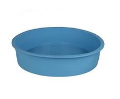 GMMH Original Silikonbackform Rund Durchmesser 24 cm Kuchen Backform Kuchenform Brotbackform Obstbodenform (Ø 24 cm blau)