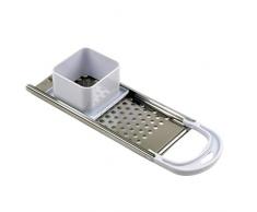 Alicer Edelstahl-Spätzle-Flugzeug-Teigwaren, Küche-Spätzle-Hersteller mit Komfort-Griff-Spätzle-Reibe und Teig-Schaber-manuellem Nudel-Kochen bearbeitet