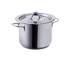 Aeternum Y0DVPPN220 Divina Pot Pastatopf 22 cm, induktionsgeeignet, Stahl