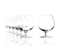 Stölzle Lausitz Cognacschwenker 585ml, 6er Set Cognac Gläser, spülmaschinenfest, bleifreies Kristallglas, hochwertige Qualität