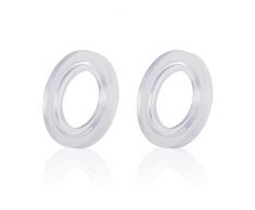 AIEVE 2 Stück Kopfdichtung Dichtung Dichtungsring Ersatzdichtung Ersatzteil Zubehör Set für alle iSi Sahnespender mit Kunststoffkopf Mosa Sahnebereiter Sahnegerät Dessertprofi Fantasy