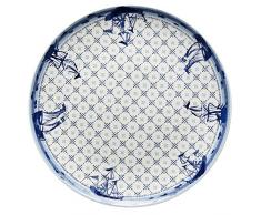 Hutschenreuther 02471-725750-10862 Lots of dots sailing Teller flach 22 cm, blau