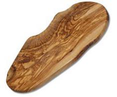 Schneidbrett, Servierbrett Naturform klein Olivenholz ca25- 28 cm x 2 cm stark jedes Brett ein Unitkat