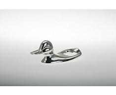 Kapselheber Ente Länge 10,0 cm versilbert Anlaufgeschützt