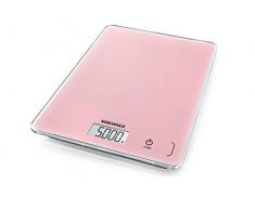 Soehnle Page Compact 300, digitale Küchenwaage, Delicate Rosa, Gewicht bis zu 5 kg (1-g-genau), Haushaltswaage mit patentierter Sensor-Touch-Funktion, elektronische Waage inkl. Batterien, rosa