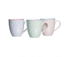 Ritzenhoff & Breker Frühstücksgeschirr Andalus Größe 3er Set Jumbobecher 650 ml Andalus