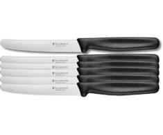 Victorinox Tafelmesser rund schwarz, 6 Stück (51333)