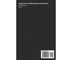 Jan Vermeer Notizbuch: Junge Frau mit Wasserkanne am Fenster | Perfekt für Notizen | Modisches Tagebuch | Ideal für die Schule, Studium, Rezepte oder Passwörtern zu schreiben