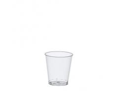 250 Gläser für Schnaps, PS 2 cl bis 4 cl Ø Ø 4,2 cm · 5,2 cm transparent Plastik Schnapsstamperl, Stamperl Schnapsglas