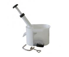 Kirschentkerner mit Saugfuß und Schraubenzwinge