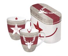 Unbekannt Henkelbecher Fashion Deer & Star 2er Set