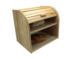 Apollo Brotkasten, Gummi und Holz, Zwei Fächer