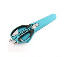 KUQIQI Ganzstahl-Küchenscheren, Essscheren, Fleischscheren, Schneidernähte, Chicken Bone Fishbone-Grillschere, Sieben Weinrote Farben Optional Fleischschere, (Color : A5)