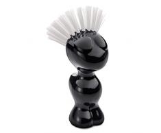 Koziol 5029526 Tweetie Gemüsebürste, Kunststoff, solid schwarz, 7 x 6.6 x 12.9 cm