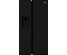 Beko GN162334ZGB Side-by-Side Kombination/EverFresh+/ NoFrost/ 0°C-Zone/Multifunktionsdisplay/Wasserspender mit Festwasseranschluss/IceCrusher