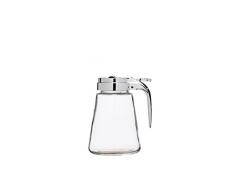 Kitchen Craft Tropffreie Glas Sirup/Honig Spender Krug, 330 ml (0,5 Pint) – Klar