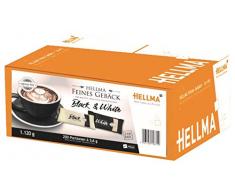 Restposten: HELLMA Feines Gebäck Black & White, Sie erhalten 1 Packung, Packungsinhalt: 200 Stück