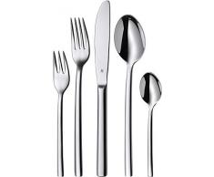 WMF Miami Besteck Set 12 Personen, Besteckset 60 teilig, Monobloc-Messer, Cromargan Edelstahl poliert, glänzend, spülmaschinengeeignet