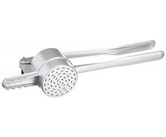Westmark Spätzle-/Kartoffelpresse, Mit Spezial-Lochung für Spätzle wie Handgemacht, Aluminiumdruckguss, Länge: 41 cm, Spätzlechef, Silber, 61202260