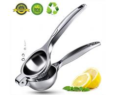 HomeTeck Zitronenpresse, Handpresse Entsafter Limettenpresse Zitruspresse, Robust und Langlebig, Anti-Ätzmittel, Spülmaschinenfest.