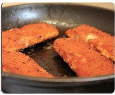 Rael Esthe Mauspad Panierte Fischpfanne braten Cook Eat Natural Rubber Material Image 275245