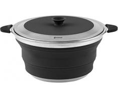 Outwell Collaps Kochtopf 4,5 Liter mit Deckel schwarz