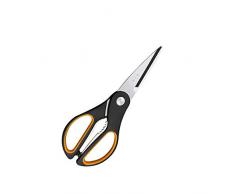 HUIJUNWENTI Haushaltsküchenscheren, Mehrzweckscheren, Starke Hühnerknochenscheren, Edelstahlscheren, Fleischscheren, Schwarz Fleischschere, (Color : Black)