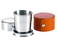 Herbertz Teleskop-Becher, 140 ml Taschenflaschen