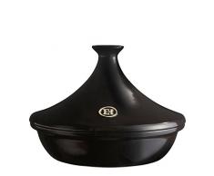 Emile Henry 799526 Keramik Kohle Tajine E-Box, Ø270mm