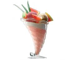 6 x Eisbecher FORTUNA Profi-Eisschale 300ml Glas - Dessertschalen von Bormioli - made in Italy