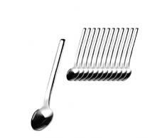 Esmeyer 250-127 12er Pack Espressolöffel Bettina aus Edelstahl 18/10, poliert. Materialstärke 2.2 mm