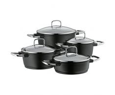 WMF Bueno Induction Topfset 4-teilig Aluguss beschichtet, Töpfe mit Glasdeckel, Induktionstöpfe, Topf Induktion