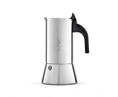 Bialetti Venus Espressokocher, Edelstahl, Silber, 10 Tassen (Sleeve Pack)