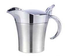 Thermo Sauciere Soßenkanne Soßenschale Isolier Kanne doppelwandig Edelstahl