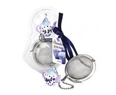 Päuschen für die Seele: Teesieb mit Deko-Kännchen