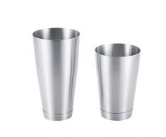 Boston Shaker Edelstahl Robust Langlebig Cocktail Cup Shaker Bar Home Kitchen Tool(silber)