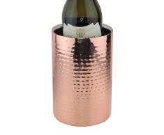 Apollo 19 cm großer Weinkühler aus Edelstahl und Kupfer in Mehreren Farben