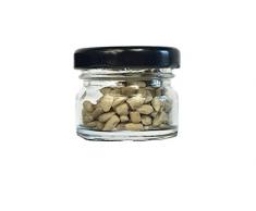 100er Set Sturzgläser Mini Gläser | Füllmenge 30 ml | Deckelfarbe Schwarz | To 43 Rundgläser Marmeladengläser Obstgläser Einweckgläser Honig Gläser Einmachgläser Probiergläser, Imker